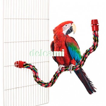 percha de algodon flexible 75 cm x ø30 mm GUACAMAYOS ,YACOS